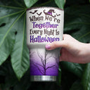 Witches Best Friends The Black Hat Sisterhood An Enchanting Fly By Night Group - Gift For Besties And Sisters - Personalized Custom 30 Oz Tumbler