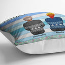 Family Where Life Begins And Love Never Ends - Memorial Gift - Christmas Gift - Personalized Custom Pillow