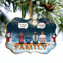 Family Memorial We Miss You - Christmas Gift For Family - Personalized Custom Wooden Ornament