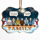 Family Memorial We Miss You - Christmas Gift For Family - Personalized Custom Wooden Ornament