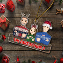 Flat Art All - Christmas Gift For Family, Couple, Parents, Grandparents - Personalized Cutout Acrylic Ornament