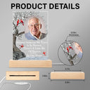Custom Photo I'm Always With You - Memorial Gift For Family, Friends - Personalized 3D Led Light Wooden Base