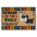 Beware Of The Wiggle Butt - Gift For Dog Lovers - Personalized Doormat