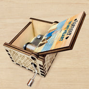 A Bond That Can't Be Broken - Gift For Dog Lovers, Dog Mom - Personalized Spin Button, Hand Crank Music Box
