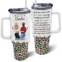 Thank You For Standing By Me - Loving, Birthday Gift For Best Friends, Bestie, BFF - Personalized 40oz Tumbler With Straw