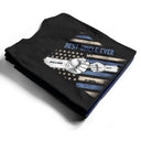 Best Dad, Papa Ever Stars And Stripes - Personalized Back Printed T Shirt