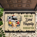 You Know What Rhymes With Camping Alcohol - Birthday, Loving, Anniversary, Traveling Gift For Spouse, Husband, Wife, Couple - Personalized Doormat