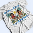 Husband And Wife Travel Partners For Life Beach Traveling - Birthday, Anniversary, Travel, Vacation Gift For Couple, Parents - Personalized T Shirt