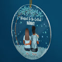 Blessed To Be Call Nana - Christmas Gift For Grandma, Mom, Mother - Personalized Circle Acrylic Ornament