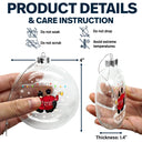 Annoying Each Other Since And Still Going Strong - Christmas Gift For Couple - Personalized Clear Flat Ball Ornament