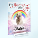 Custom Photo A Piece Of My Heart - Memorial Gift For Cat Lovers, Dog Lovers - Personalized Vertical Rectangle Acrylic Plaque