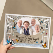 Custom Photo I'm Always With You Window - Memorial Gift For Family, Friends - Personalized Horizontal Rectangle Acrylic Plaque