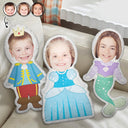Custom Photo Funny Kid Fairy Tale Cosplay - Gift For Children, Grandkids - Personalized Custom Shaped Pillow
