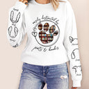 Easily Distracted By Dogs Cats And Books - Birthday, Loving Gift For Dog Lover, Cat Mom, Pet Mum - Personalized Unisex Sweatshirt With Design On Sleeve