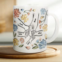 Hand In Hand, I Will Always Protect You - Gift For Mom, Grandma - 3D Inflated Effect Printed Mug, Personalized White Edge-to-Edge Mug