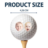 Custom Photo,Golf,Gift For Father,Funny  - Custom Photo Best Dad By Par - Personalised Golf Ball