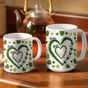 Mom's Grandma's Sweethearts - Gift For Mother, Grandmother - 3D Inflated Effect Printed Mug, Personalized White Edge-to-Edge Mug
