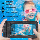 Salt Water Heals Everything Beach Cartoon - Summer Gift For Her, Him, Besties, Family - Personalized Waterproof Phone Pouch