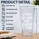 Custom Photo Losing My Mind One Kid At A Time - Personalized Beer Glass