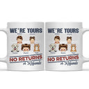 No Returns Or Refunds Chibi Grandkids Dog Cat - Personalized Mug
