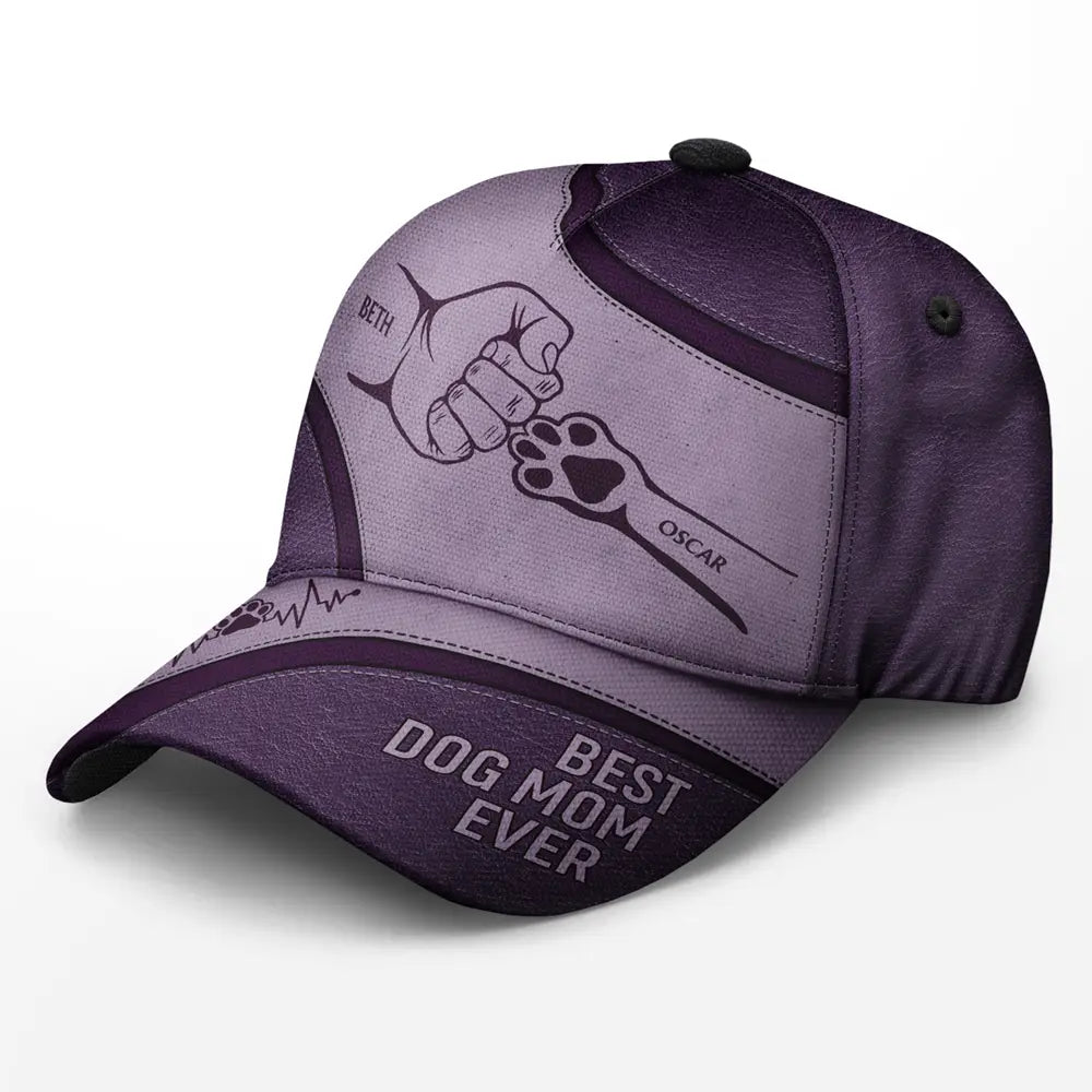 Dog Cat Hand Punch Best Friends For Life - Personalized Classic Cap