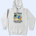 Retired I Worked My Whole Life For This Shirt Vintage - Personalized T Shirt