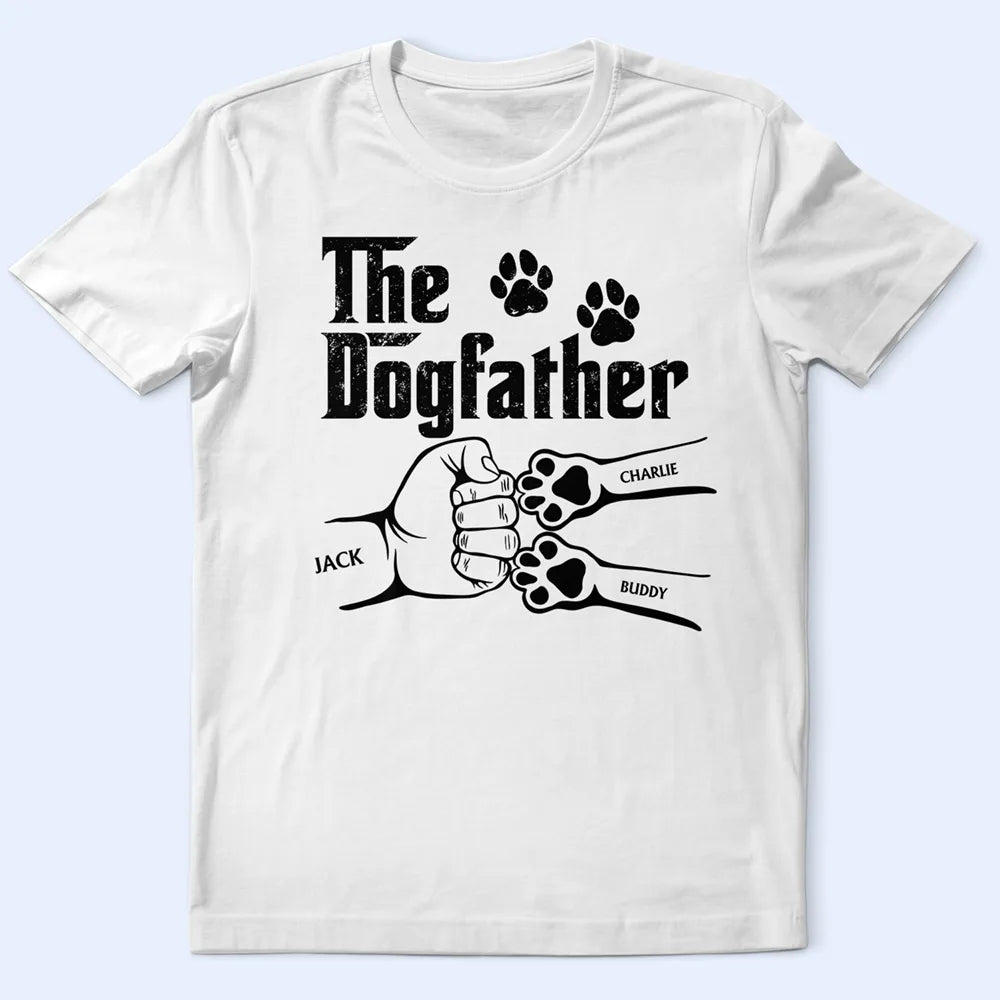 The Dogfather Hand Punch - Personalized T Shirt