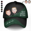 Custom Photo Best Daddy By Par - Personalized Classic Cap