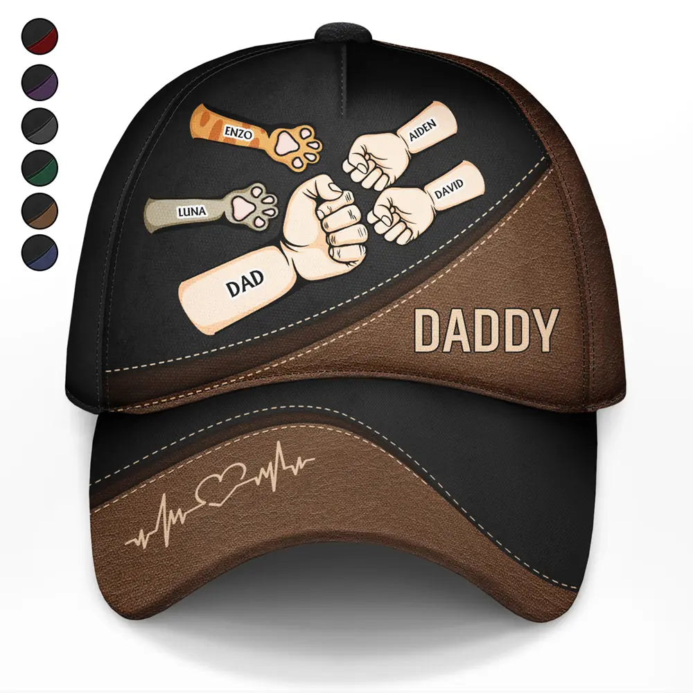 Fist Bump, Best Friends For Life Kid Pet - Personalized Classic Cap