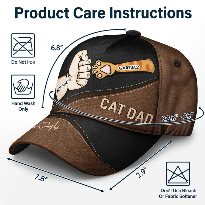 Fist Bump, Best Friends For Life Kid Pet - Personalized Classic Cap