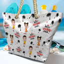 Custom Photo Best Nana Ever - Personalized Beach Bag