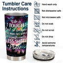 Life Is Tough But So Are You Blended Colors - Personalized Tumbler
