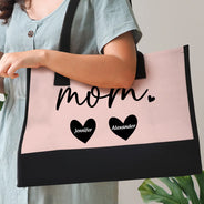 Mama Gigi Grandma - Personalized Canvas Tote Bag