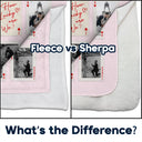 Gift For Couples,Old Couples,Gift For Husband,Gift For Wife,Gift For Boyfriend,Gift For Girlfriend,Love,Custom Photo - Custom Photo Playing Card Couple Lucky In Love - Personalized Fleece Blanket, Sherpa Blanket