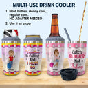 Just A Girl Boy Who Loves Traveling Cruising - Birthday Gift For Him, Her, Kid, Friends, Family, Trippin', Vacation Lovers - Personalized Custom Triple 3 In 1 Can Cooler