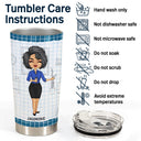 Unbreakable Bond Of Coworkers Who Put Up With - Funny, Anniversary, Goodbye, Retired, Birthday Gifts For Colleagues, Besties - Personalized Tumbler