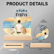 A Bond That Can't Be Broken - Gift For Cat Lovers, Cat Mom, Cat Dad - Personalized 3D Led Light Wooden Base
