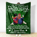 I Wish I Could Turn Back The Clock - Anniversary, Loving Gift For Couples, Husband, Wife - Personalized Fleece Blanket