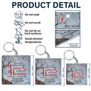 I'm Always With You - Memorial Gift For Family, Friends, Siblings - Personalized Acrylic Keychain