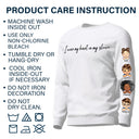 I Wear My Heart On My Sleeve Kid - Gift For Mom, Grandma, Besties, Sisters - Personalized Sweatshirt With Sleeve Imprint