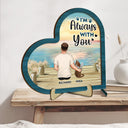 A Bond That Can't Be Broken - Gift For Cat Lovers, Cat Mom, Cat Dad - Personalized 2-Layered Wooden Plaque With Stand