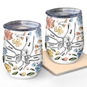 Hand In Hand, I Will Always Protect You - Gift For Mom, Grandma - 3D Inflated Effect Printed Cup - Personalized Wine Tumbler
