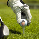 Custom Photo What A Freaking Fantastic Golfer - Funny Gift For Dad, Step Dad, Father-in-law, Grandpa, Uncle - Personalized Golf Ball
