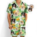 Custom Photo Hawaii Best Dad Ever - Personalized Hawaii Set Shirt And Shorts