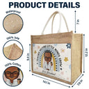 Teacher Helping Little Minds Grow - Personalized Jute Tote Bag