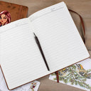 Grandma Mom Auntie Butterfly Recipe Cookbook - Personalized Leather Journal