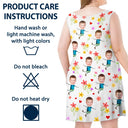 Custom Photo Bless To Be Called Grandma Nana - Personalized Sleeveless Tank Dress