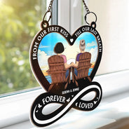You And Me We Got This Forever Loved - Personalized Window Hanging Suncatcher Ornament