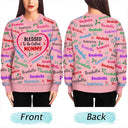 Blessed To Be Called Grandma Nana - Personalized Unisex Ugly Sweater