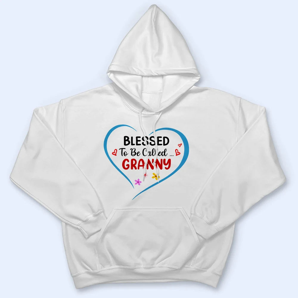 Gift For Grandma, Gift For Mother - Bless To Be Called Grandma Nana Auntie - Personalized Loungewear Set
